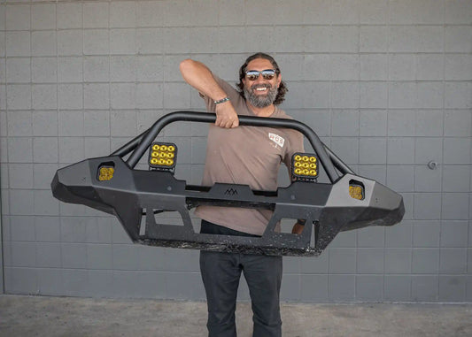 Backwoods  Hi-Lite Overland Front Bumper [PreRunner Bull Bar] | 2024+ Tacoma