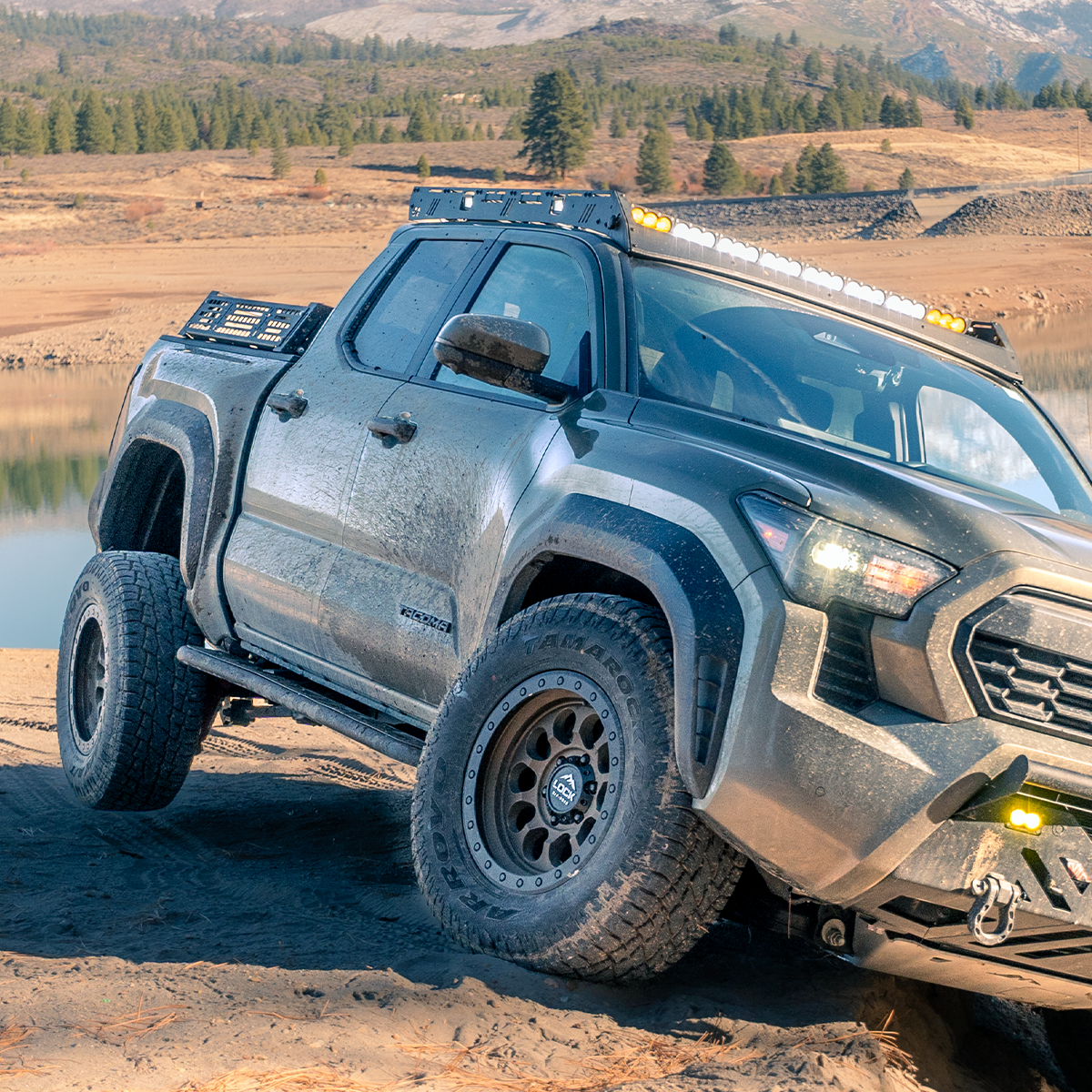 Cali Raised Step Edition Rock Sliders | 2024+ Tacoma