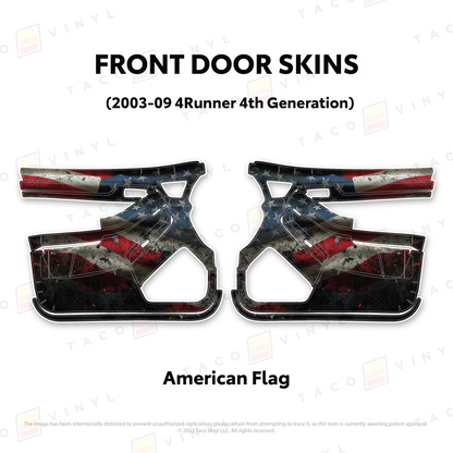 Taco Vinyl 4Runner Door Skins | '03 - '09 4Runner