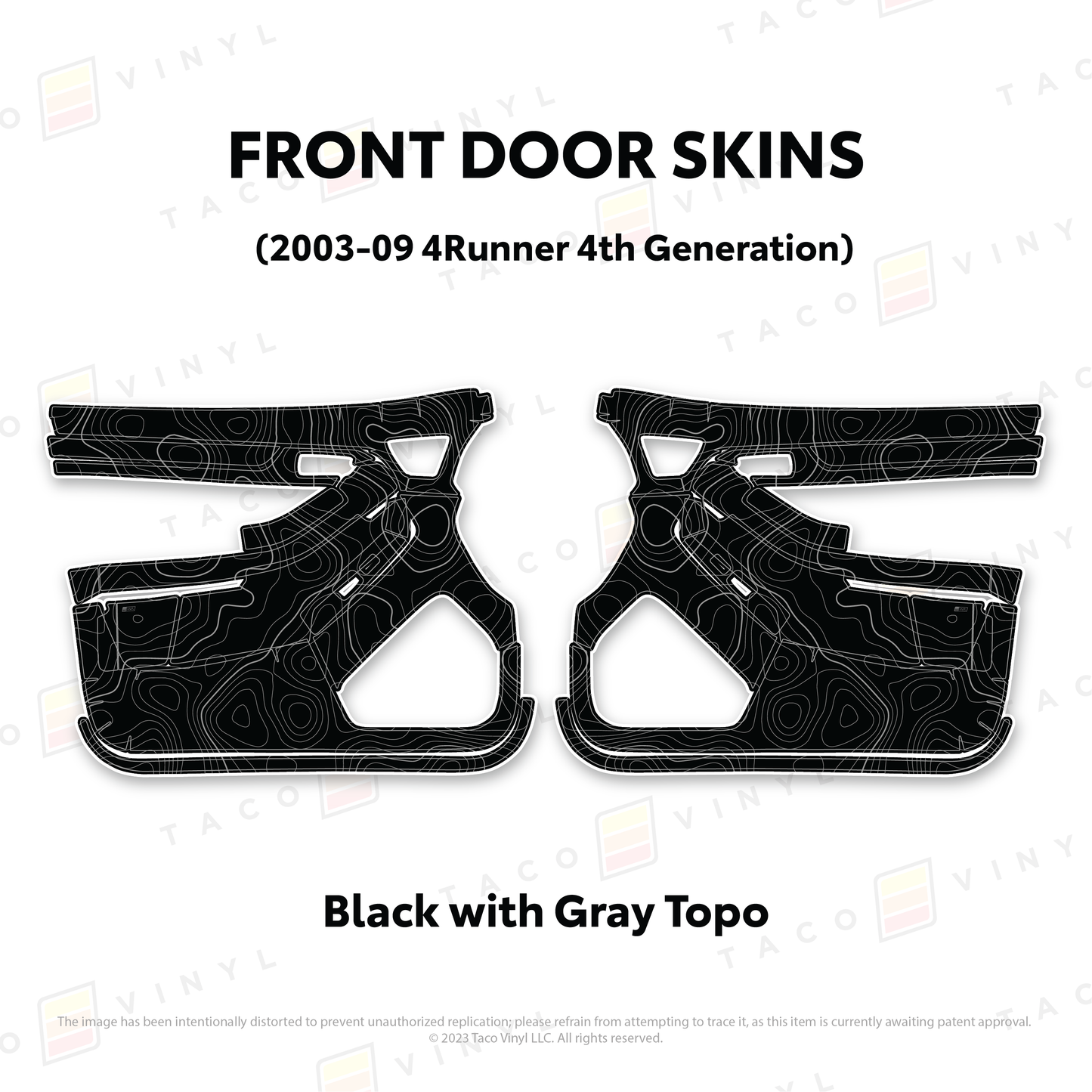 Taco Vinyl 4Runner Door Skins | '03 - '09 4Runner