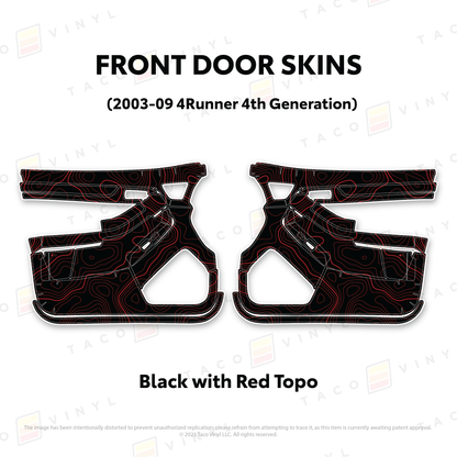 Taco Vinyl 4Runner Door Skins | '03 - '09 4Runner