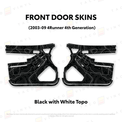 Taco Vinyl 4Runner Door Skins | '03 - '09 4Runner