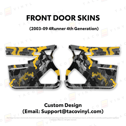 Taco Vinyl 4Runner Door Skins | '03 - '09 4Runner