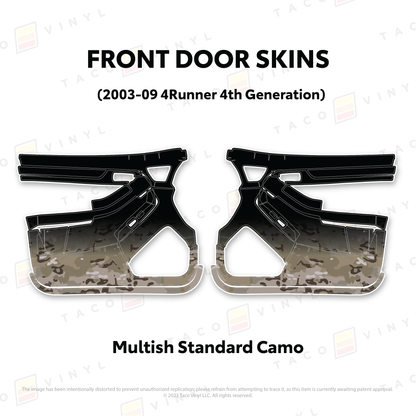 Taco Vinyl 4Runner Door Skins | '03 - '09 4Runner