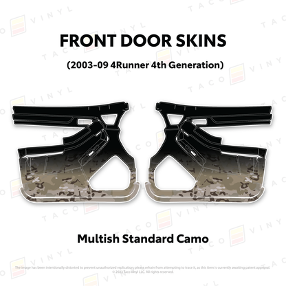 Taco Vinyl 4Runner Door Skins | '03 - '09 4Runner