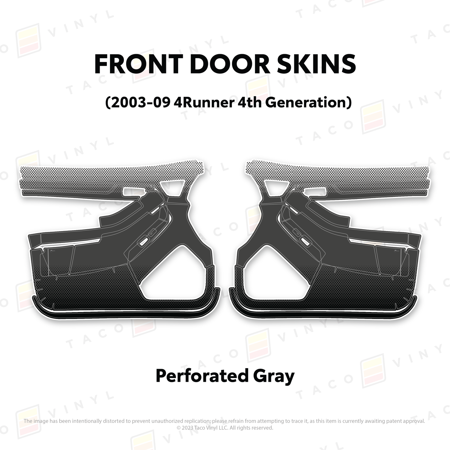 Taco Vinyl 4Runner Door Skins | '03 - '09 4Runner