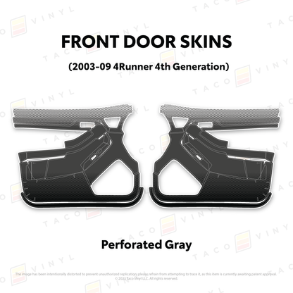 Taco Vinyl 4Runner Door Skins | '03 - '09 4Runner