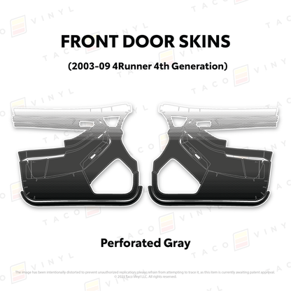 Taco Vinyl 4Runner Door Skins | '03 - '09 4Runner