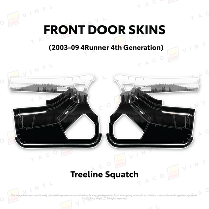 Taco Vinyl 4Runner Door Skins | '03 - '09 4Runner
