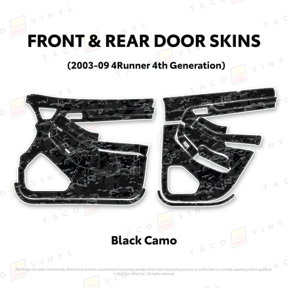 Taco Vinyl 4Runner Door Skins | '03 - '09 4Runner