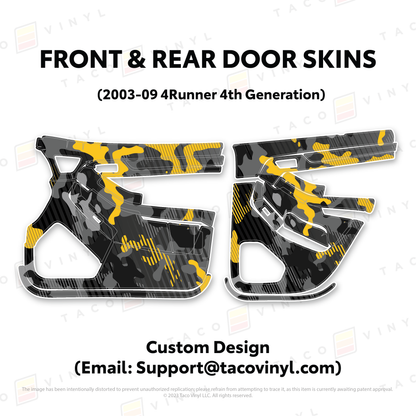 Taco Vinyl 4Runner Door Skins | '03 - '09 4Runner