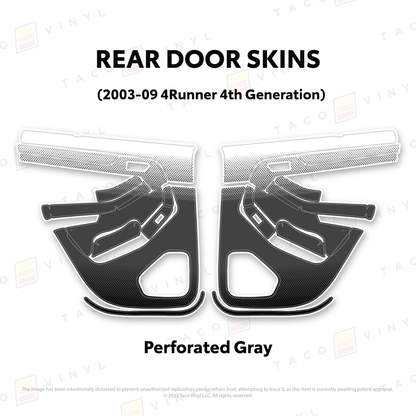 Taco Vinyl 4Runner Door Skins | '03 - '09 4Runner