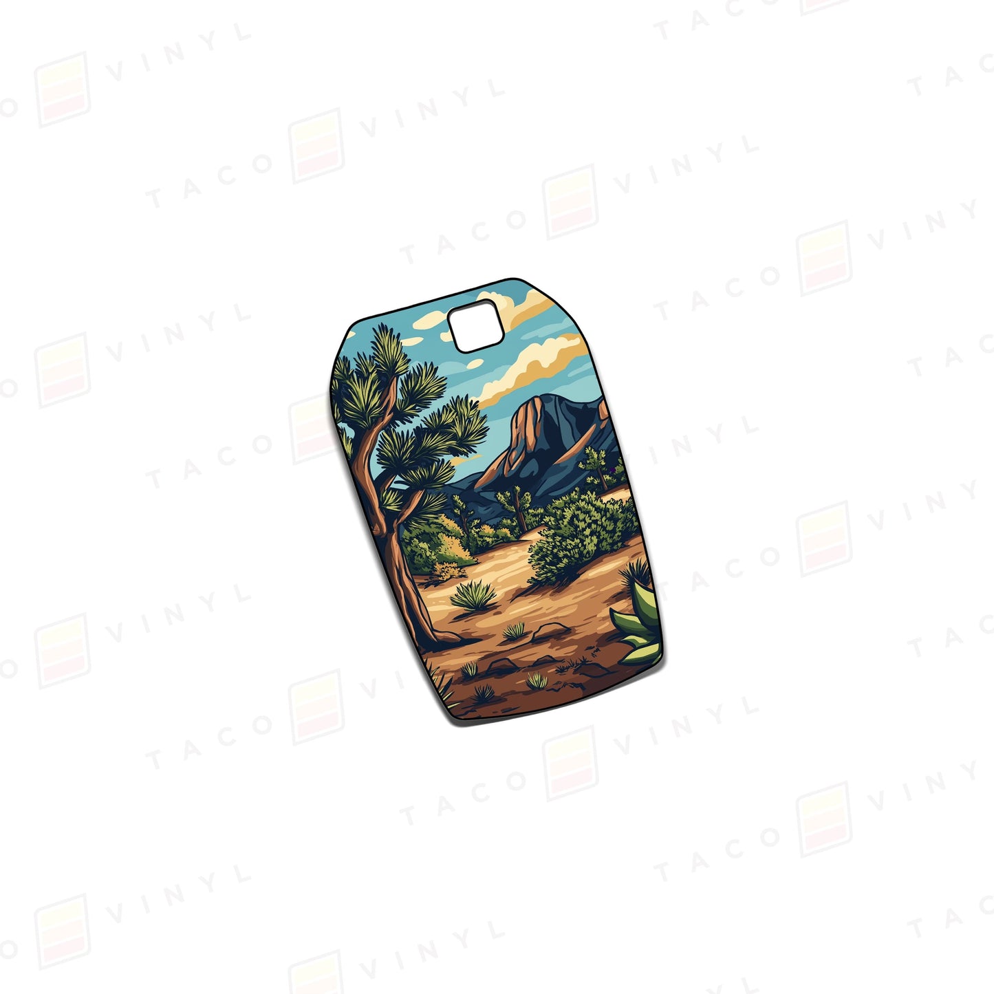 Taco Vinyl Toyota Key Fob Decals (HYQ14FBX)
