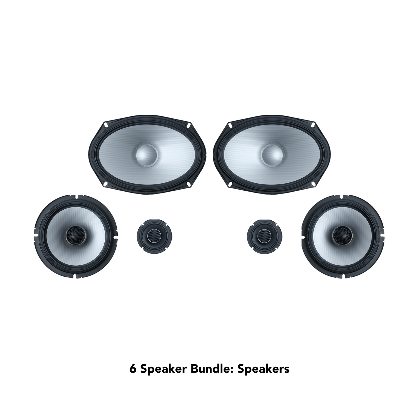 Alpine 6 or 12 Speaker Plug & Play Bundle (6x9 Front Door Speaker) | '25+ 4Runner