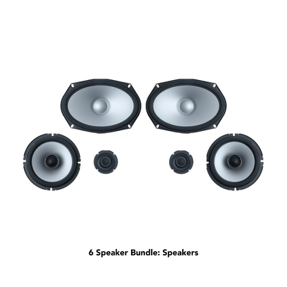 Alpine 6 or 12 Speaker Plug & Play Bundle (6x9 Front Door Speaker) | '25+ 4Runner