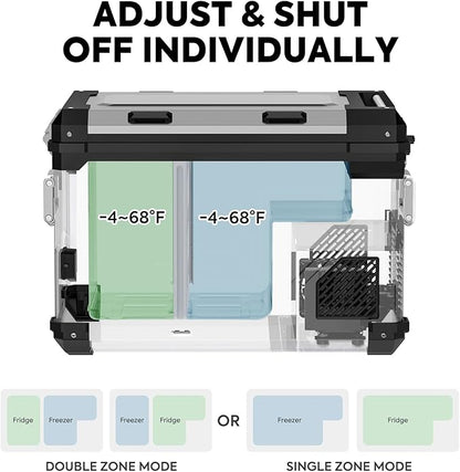 APL55 Dual Zone 12 Volt Fridge | ICECO | 55 LT