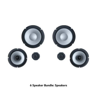 Alpine 6 or 12 Speaker Plug & Play Bundle (8" Front Door Speaker) | '25+ 4Runner