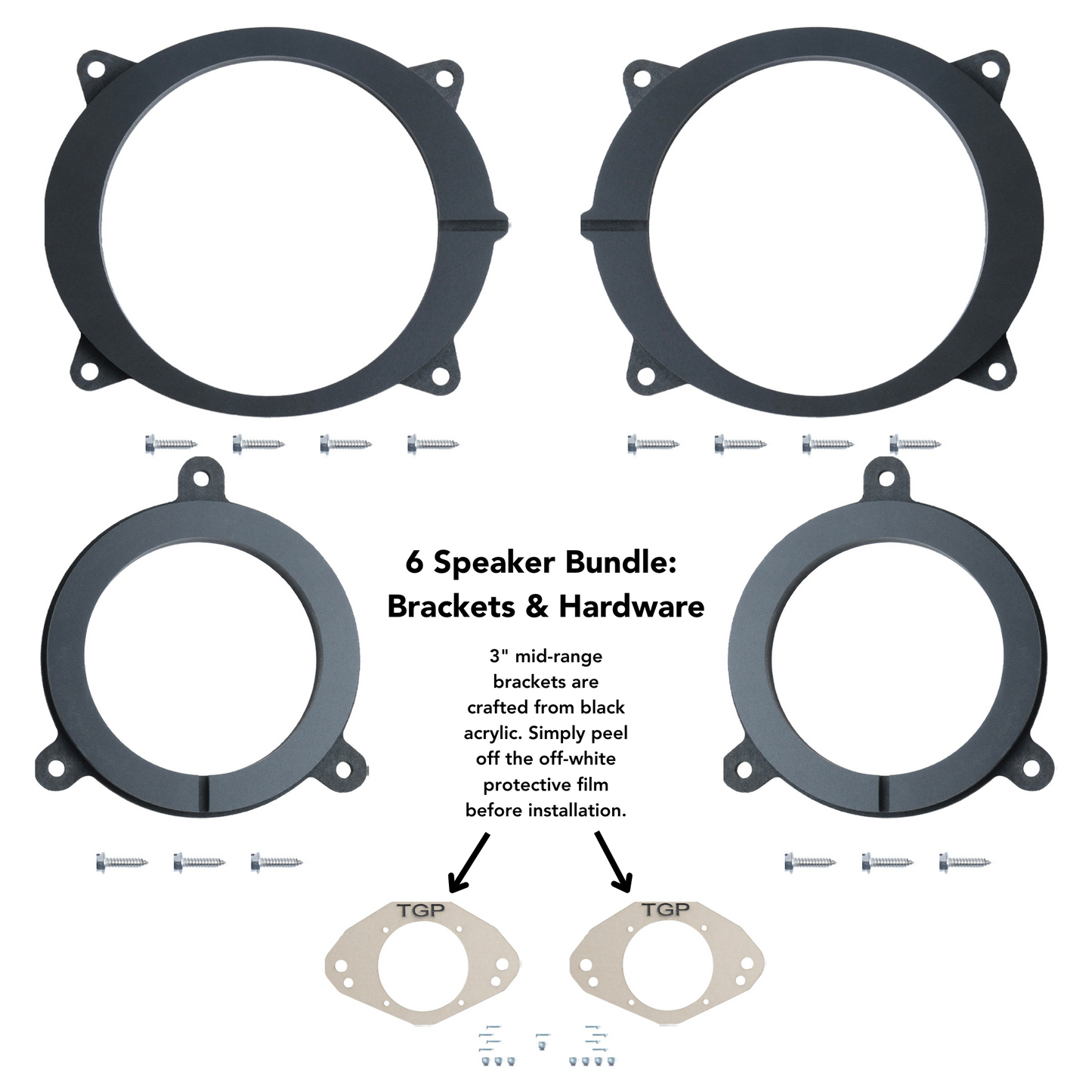 Alpine 6 or 12 Speaker Plug & Play Bundle (8