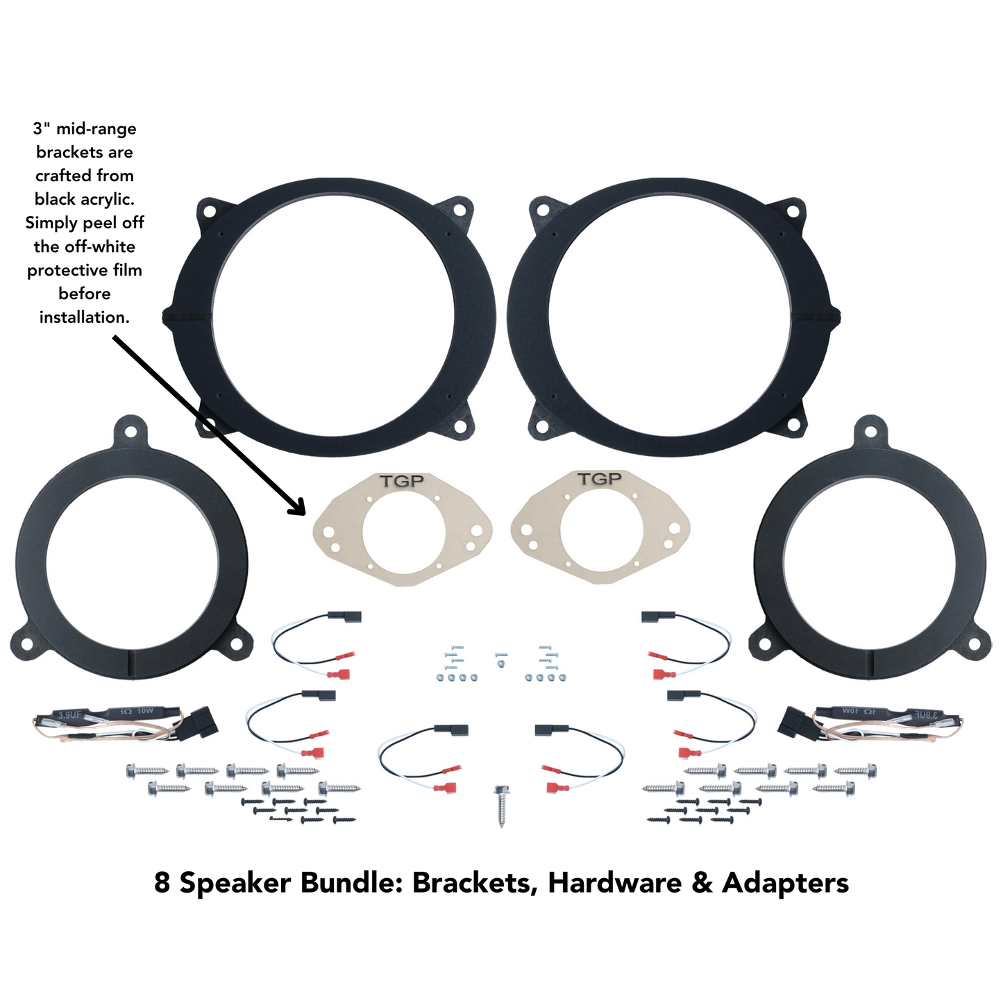 Alpine 6 or 8 Speaker Plug & Play Bundle (8