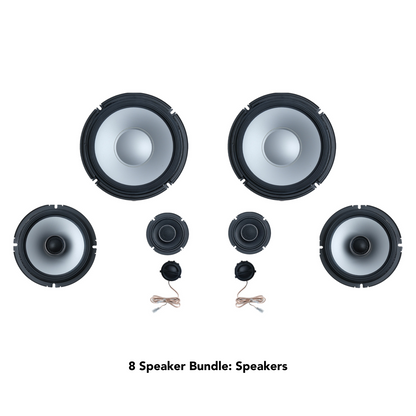 Alpine 6 or 8 Speaker Plug & Play Bundle (8" Front Door Speaker) | 2024+ Tacoma