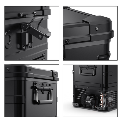 ICECO APL35 Dual-Zone Aluminum Fridge Freezer | 35L Black