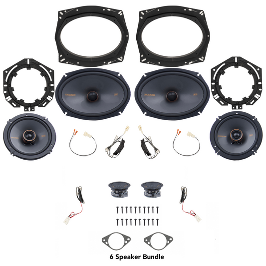 Kicker Plug & Play 6 or 8 Speaker Bundle | '03 - '09 4Runner