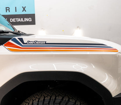 Taco Vinyl Land Cruiser 250 Hood Side Fangs | '24+ Land Cruiser