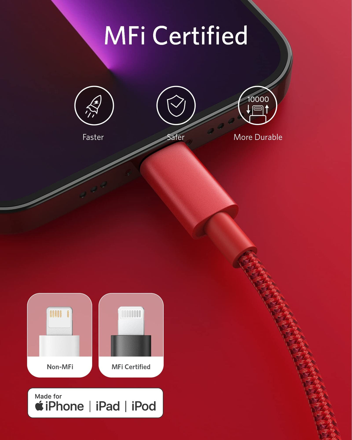 Anker 331 USB-C to Lightning Cable