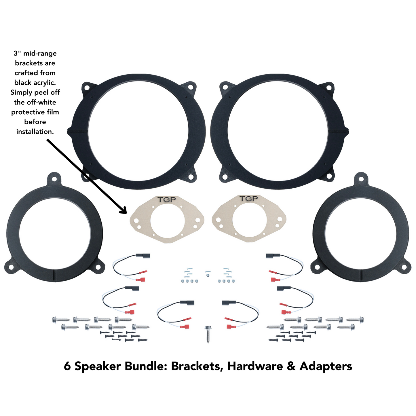 Alpine 6 or 8 Speaker Plug & Play Bundle (8