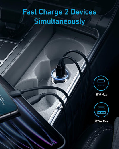 Anker 323 Car Charger (52.5 W)