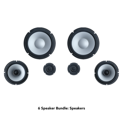 Alpine 6 or 8 Speaker Plug & Play Bundle (8" Front Door Speaker) | 2024+ Tacoma