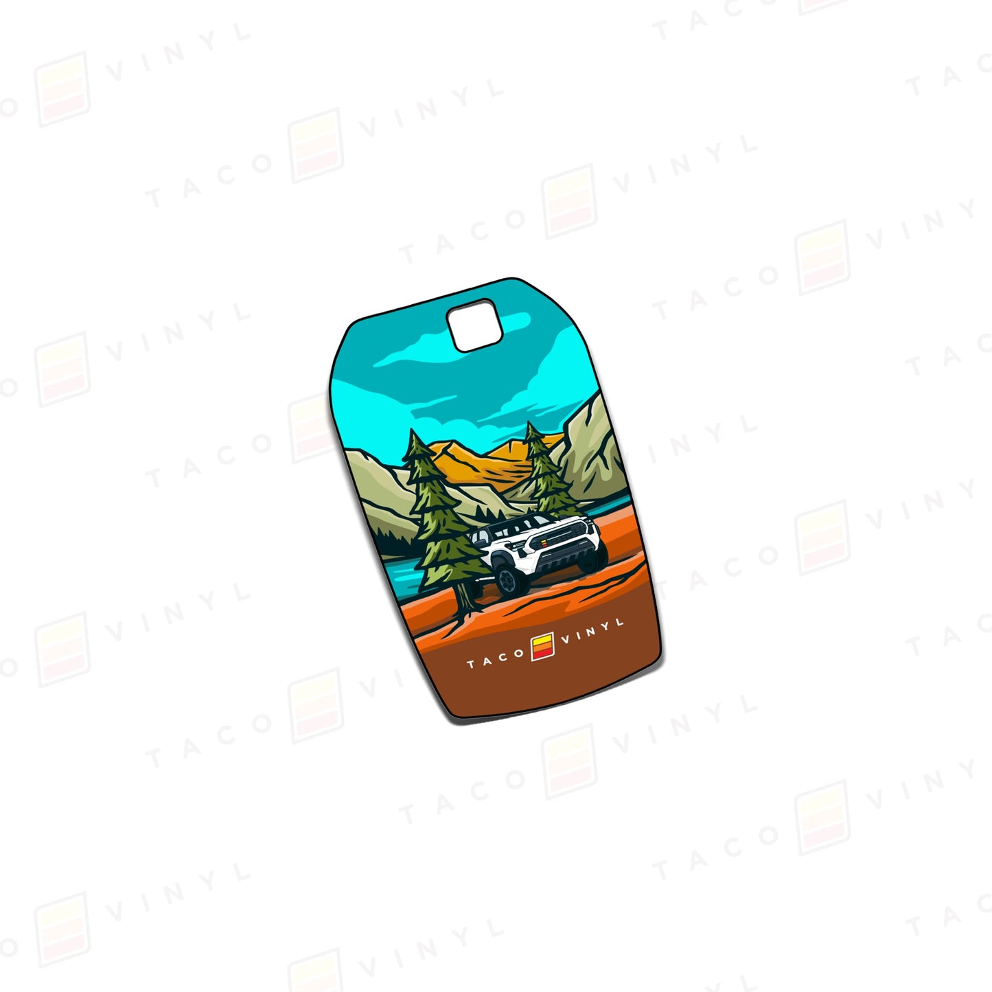 Taco Vinyl Toyota Key Fob Decals (HYQ14FBX)
