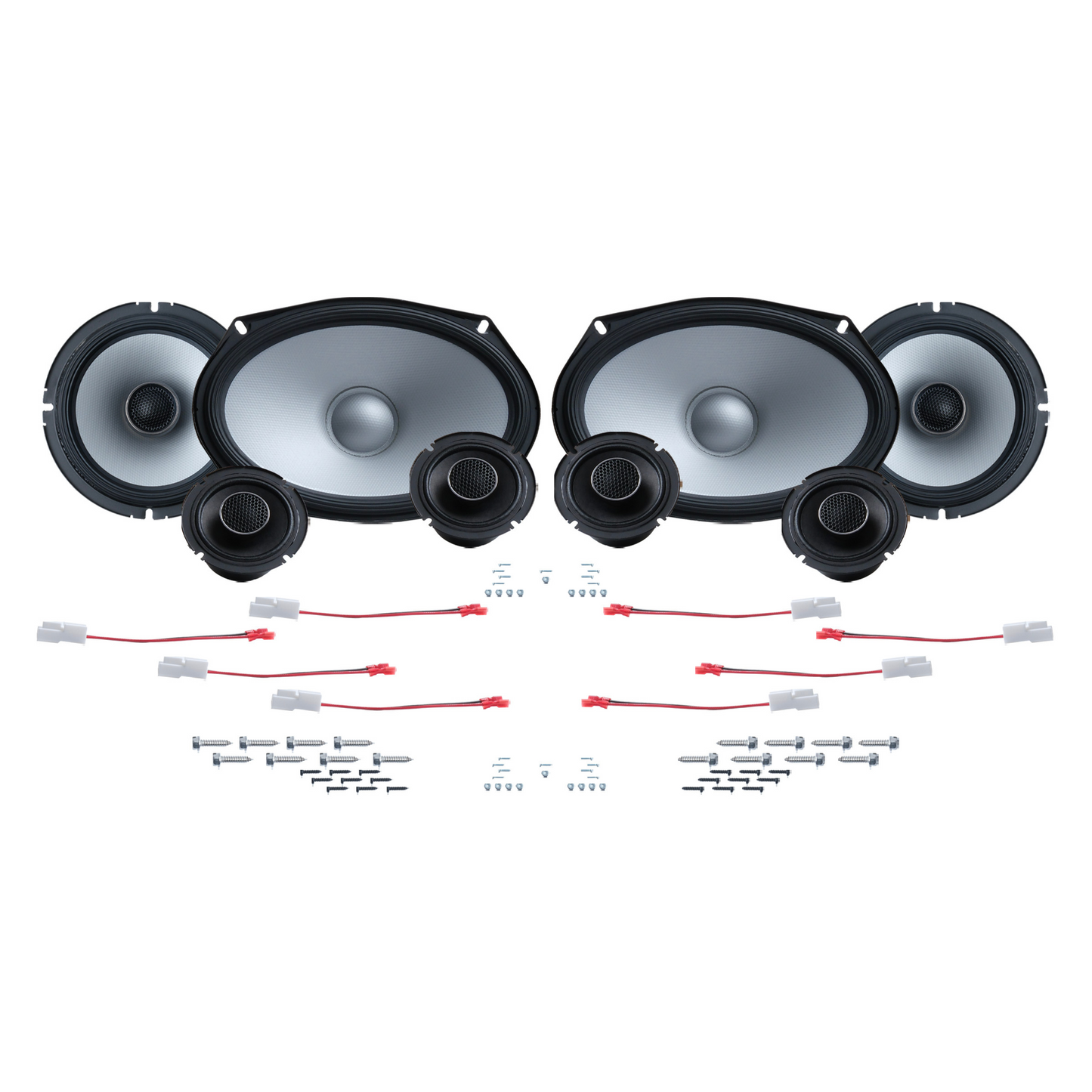Alpine 8 or 12 Speaker Plug & Play Bundle (6x9 Front Door Speaker) | '25+ 4Runner