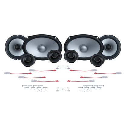 Alpine 8 or 12 Speaker Plug & Play Bundle (6x9 Front Door Speaker) | '25+ 4Runner