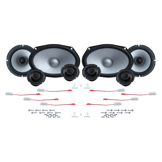 Alpine 8 or 12 Speaker Plug & Play Bundle (6x9 Front Door Speaker) | '25+ 4Runner