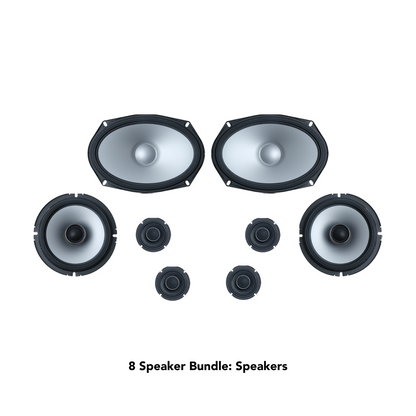 Alpine 8 or 12 Speaker Plug & Play Bundle (6x9 Front Door Speaker) | '25+ 4Runner
