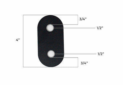 Recovery Board Mounts for Bed Rack