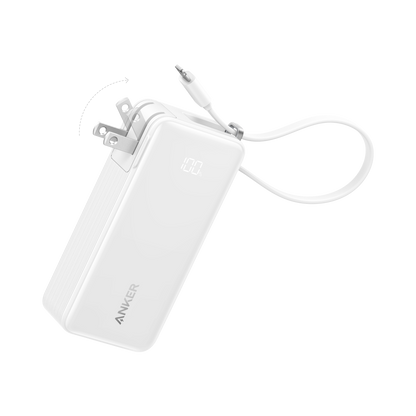 Anker Power Bank (10K, Fusion, Built-In Cable)