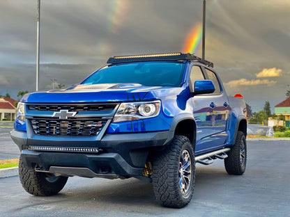 Cali Raised 40" Cut-Out Prinsu Roof Rack Slim LED Light Bar Bracket Kit