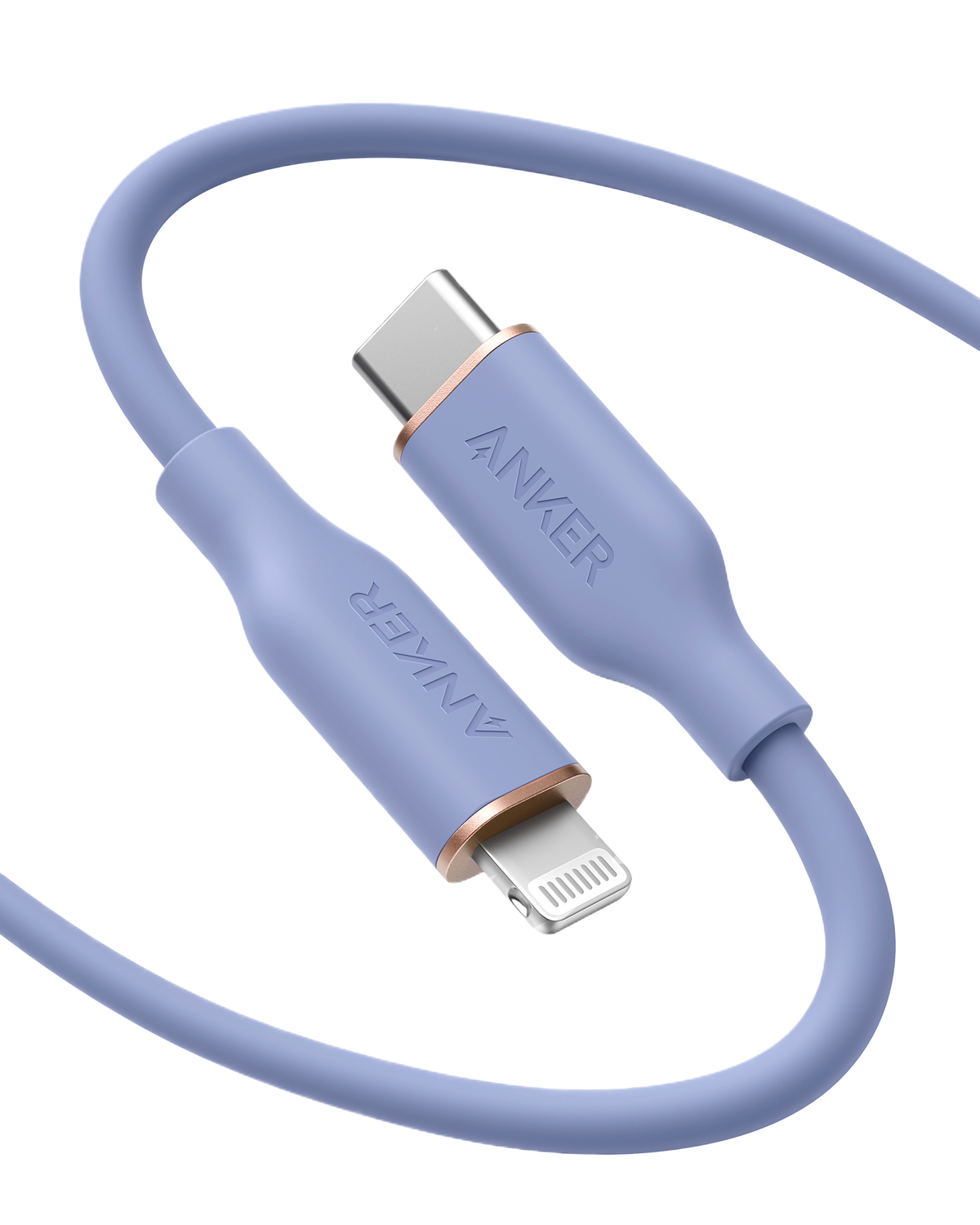 Anker 641 USB-C to Lightning Cable (Flow, 3 ft Silicone)