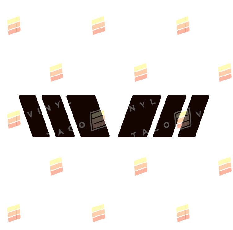 Taco Vinyl Rear Classic Decals