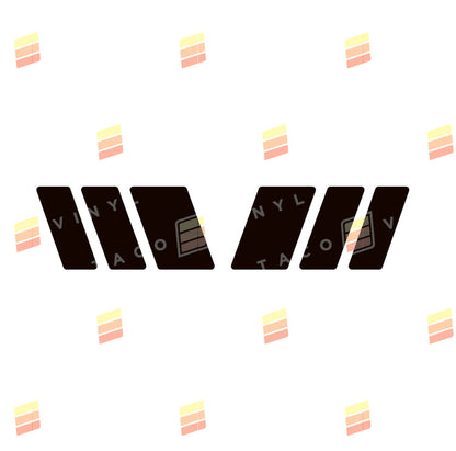 Taco Vinyl Rear Classic Decals
