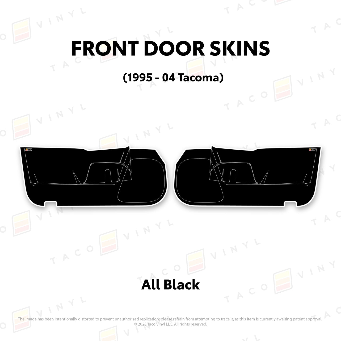 Taco Vinyl 4Runner Door Skins (Lower Section) | '10 - '24 4Runner