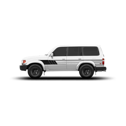 Taco Vinyl 80 Series Land Cruiser Retro Stripes