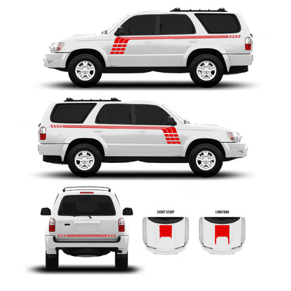 Taco Vinyl 4Runner Checkered Stripe Kit | '96 - '09 4Runner