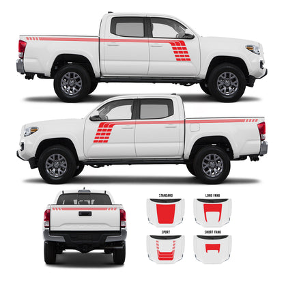 Taco Vinyl Tacoma Checkered Stripe Kit | '16 - '23 Tacoma
