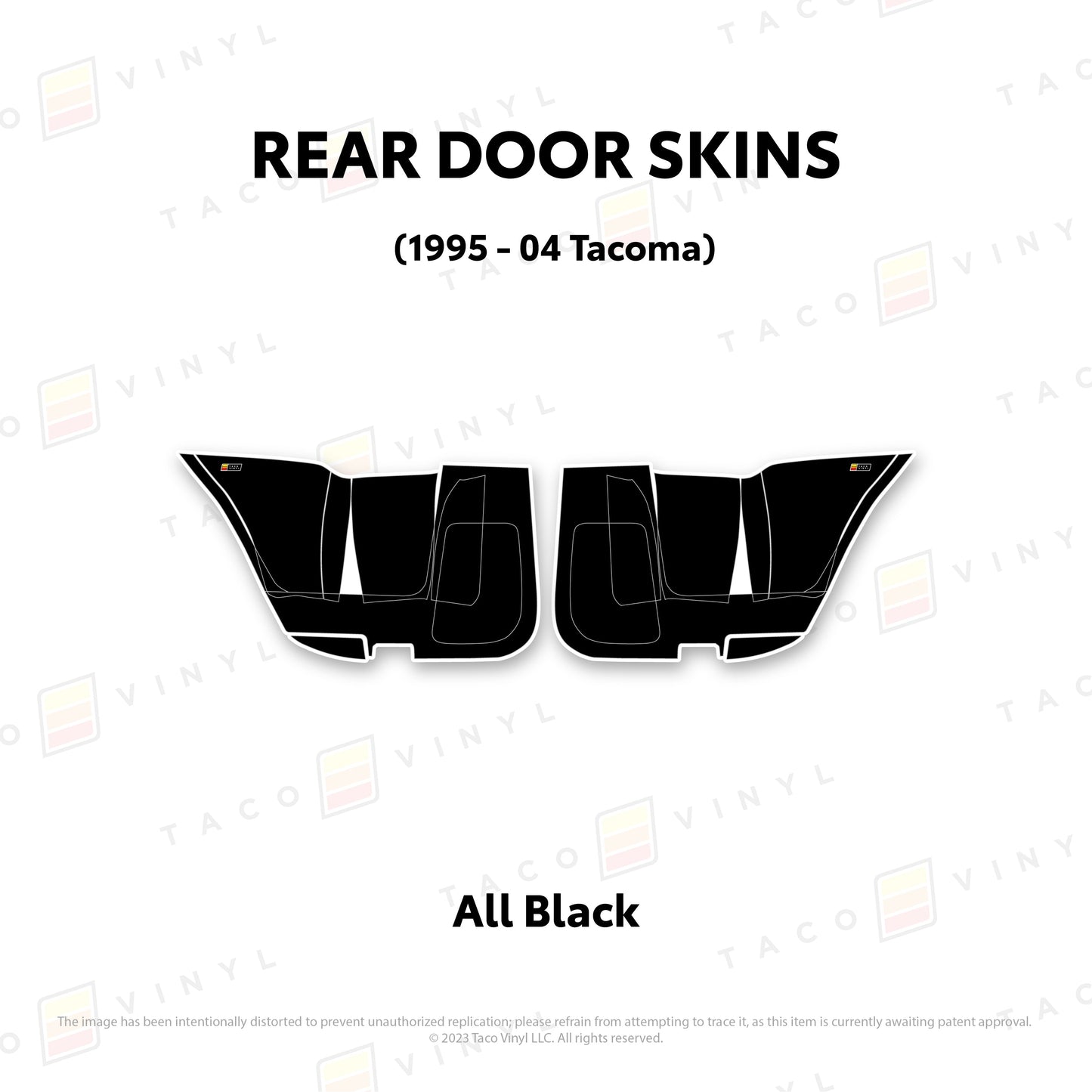 Taco Vinyl 4Runner Door Skins (Lower Section) | '10 - '24 4Runner