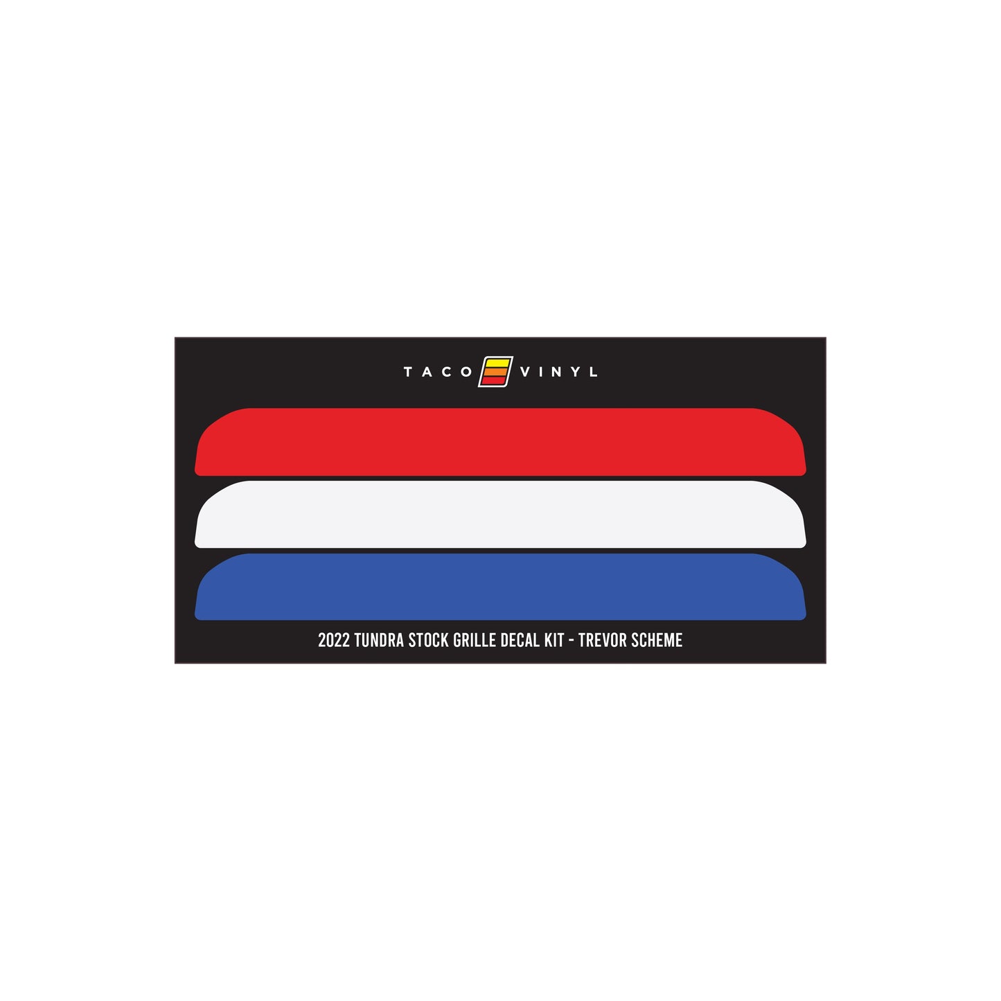 Taco Vinyl Tundra Offroad Grille Decal | '22+ Tundra