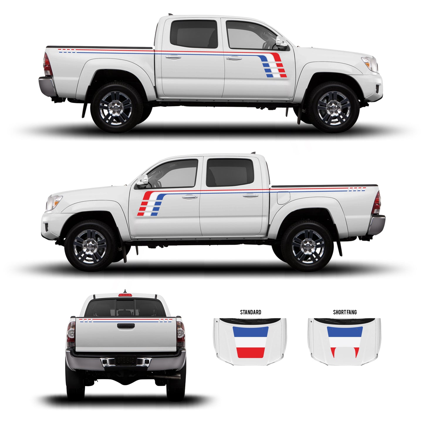 Taco Vinyl Tacoma Checkered Stripe Kit | '05 - '15 Tacoma