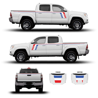 Taco Vinyl Tacoma Checkered Stripe Kit | '05 - '15 Tacoma